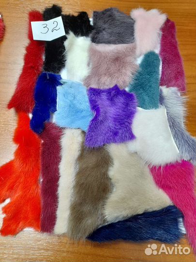 Норковый мех в наборах(для поделок)