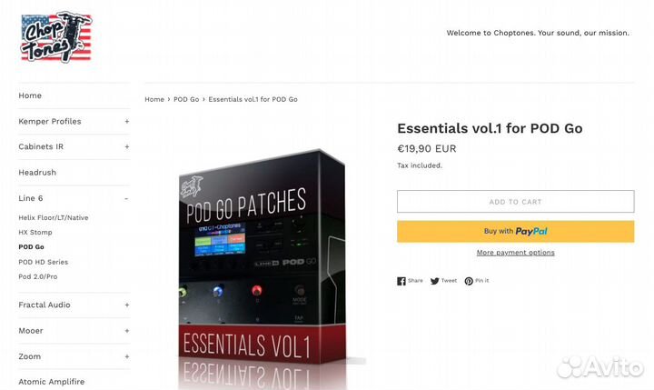 Line 6 POD GO: 12 топовых паков пресетов и IR