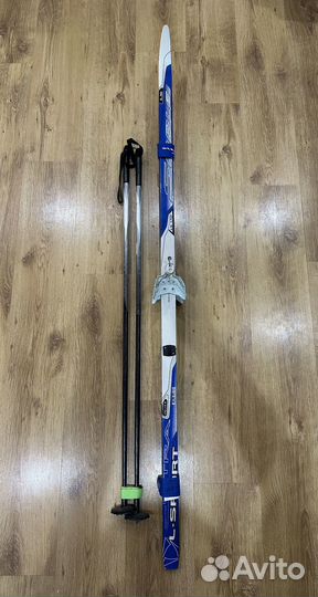 Лыжи беговые sable + палки, размер 170 см