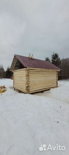 Сруб бани 4х5