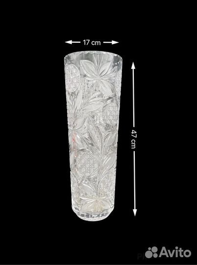 Ваза хрусталь барыня