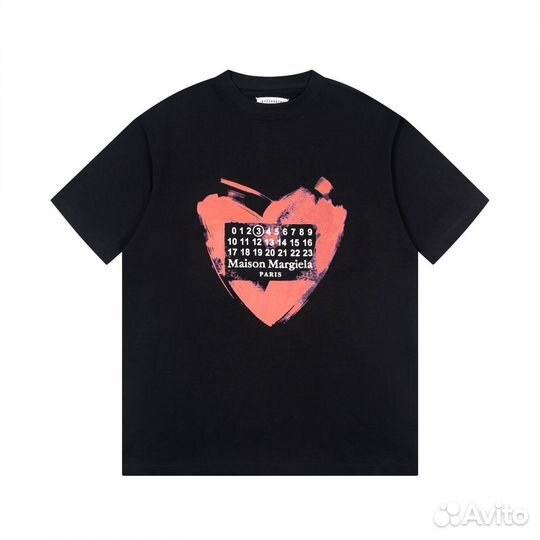 Футболка Maison Margiela Heart tee