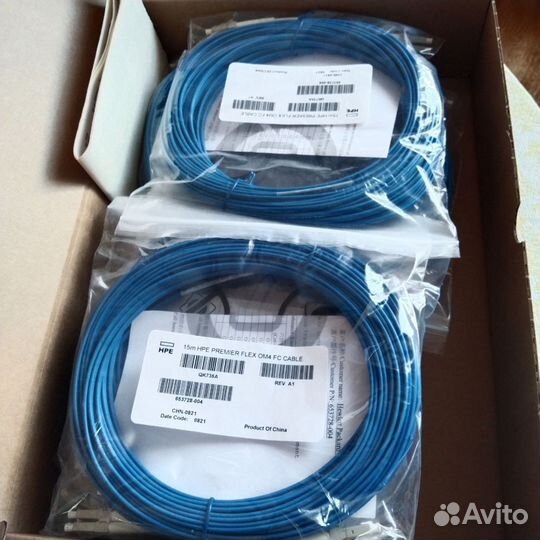 Кабель HPE FC LC/LC OM4 15m QK735A новый
