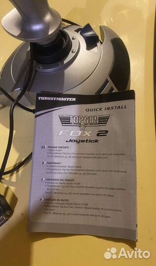 Джойстик thrustmaster TOP GUN FOX 2