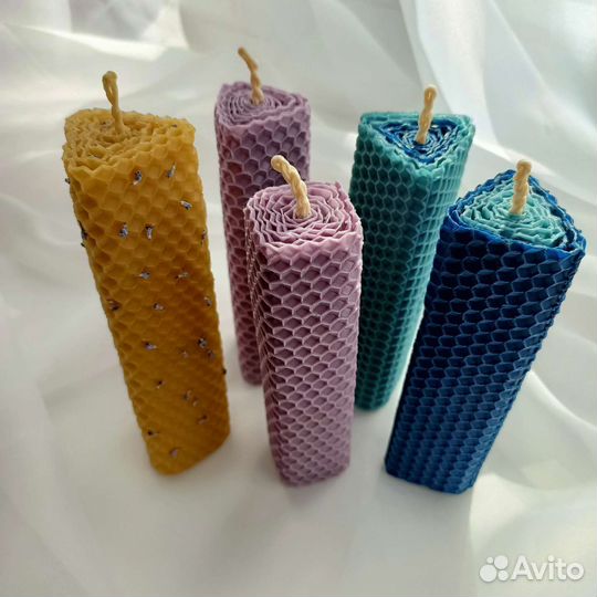 Свечи из вощины ручной работы