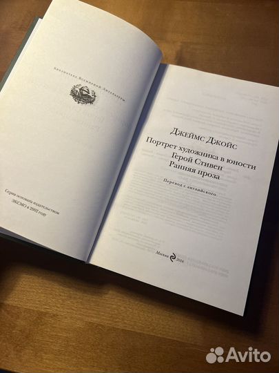 Джойс Джеймс. Портрет художника в юности