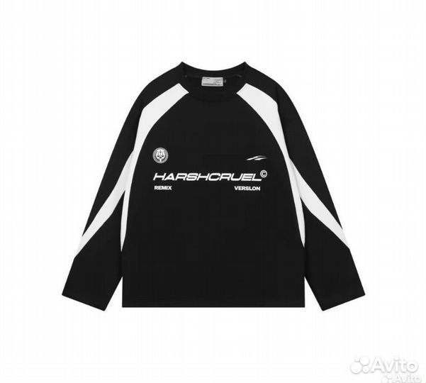 Лонгслив джерси оверсайз harsh&cruel