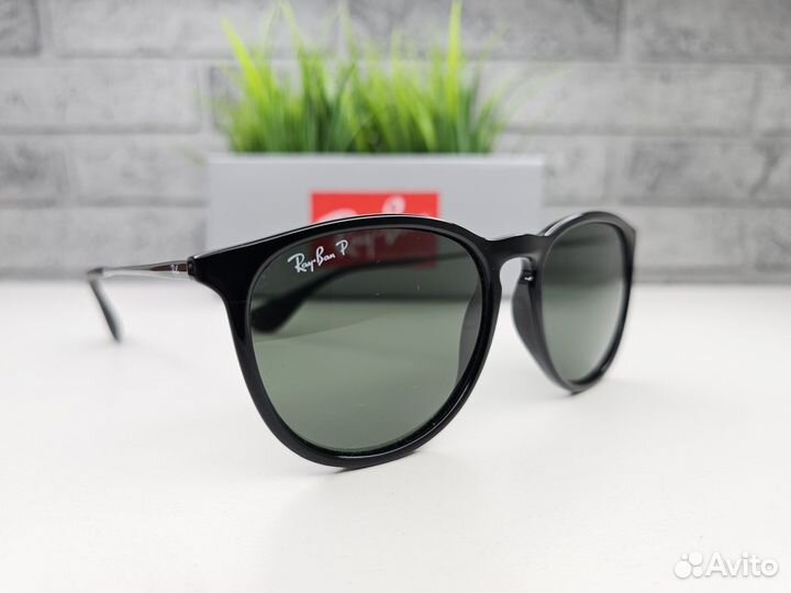 Очки Ray Ban Erika 4171 601/2P Polarized Зеленые