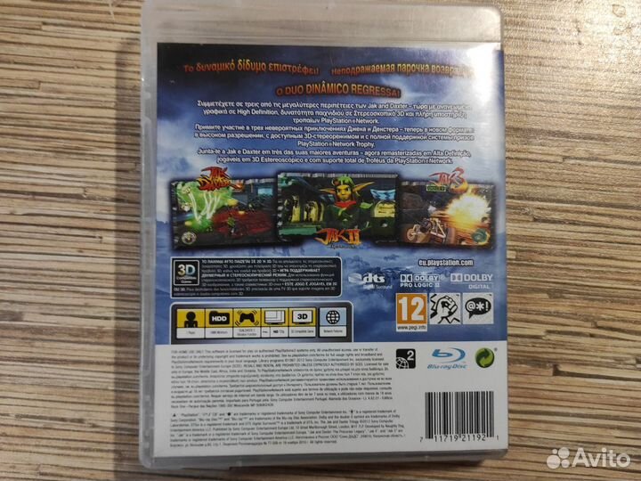 Редкая Игра на PS3 пс3 JAK and daxter