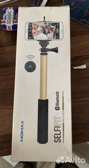 Селфипалка, монопод momax, Bluetooth