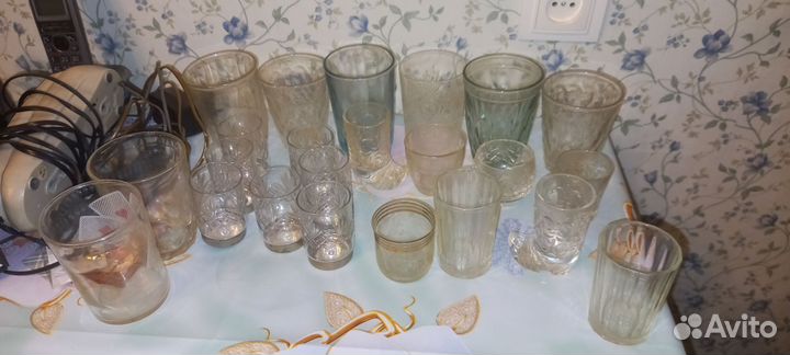 Стопки, рюмки, стаканы бу