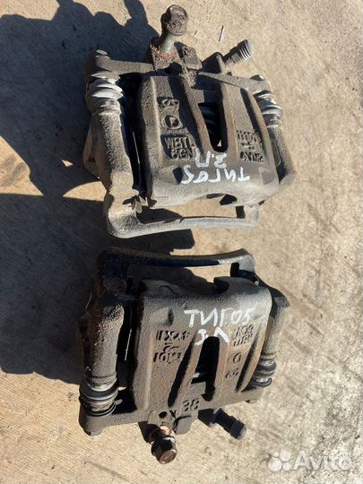 Чери тигго 5 т21 суппорт тормозной задний