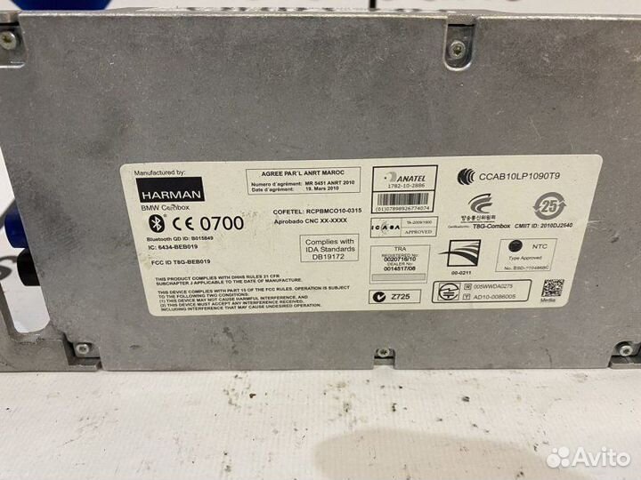 Блок управления Combox Bmw 5 F10 N52B30AF 2010