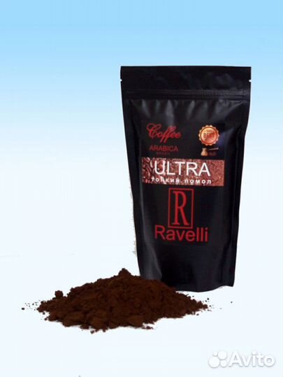 Кофе молотый премиум темная обжарка,чистая арабика