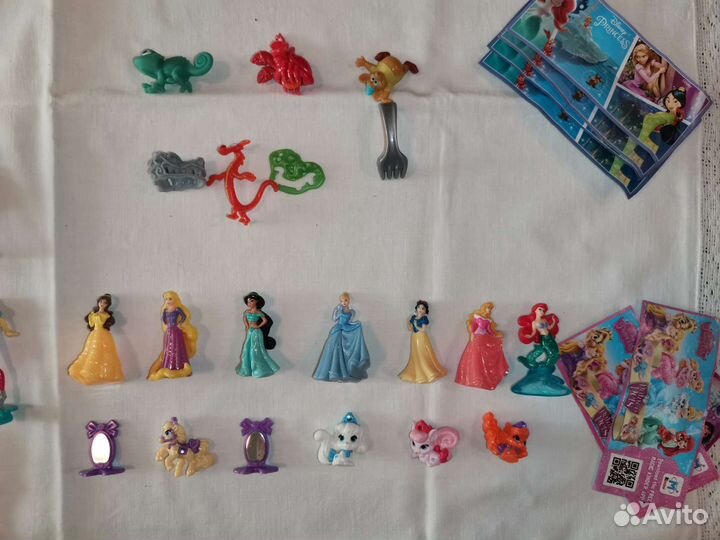 Принцессы диснея, барби - серии киндер