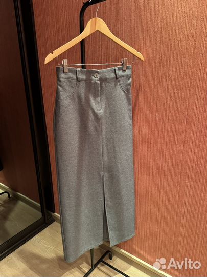 Юбка карандаш серая S