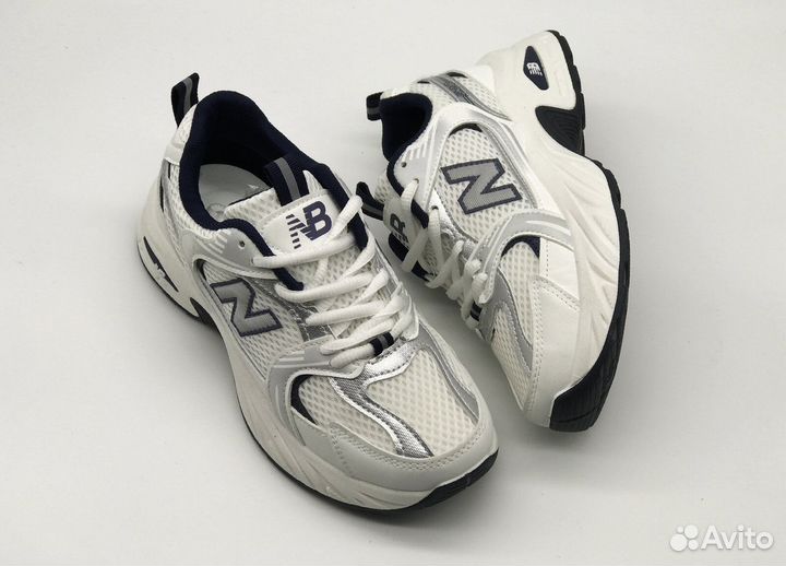 NB 530: Женские, белые, 36-41, элегантность