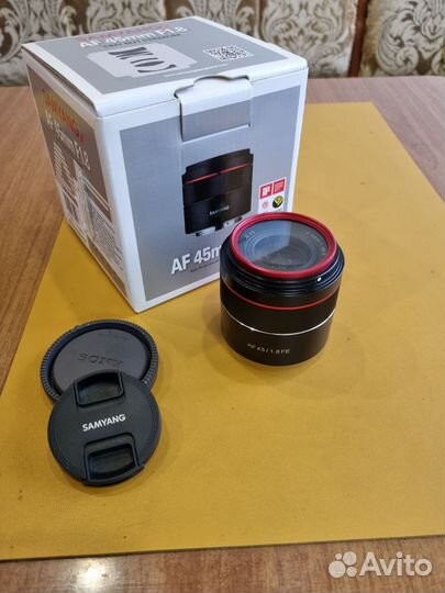 Объектив для sony fe 45mm f1.8