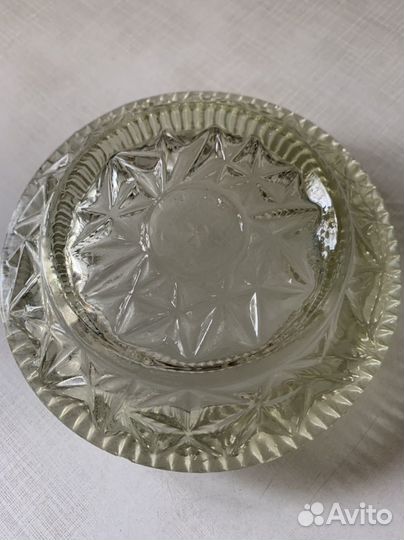 Пепельница СССР стекло