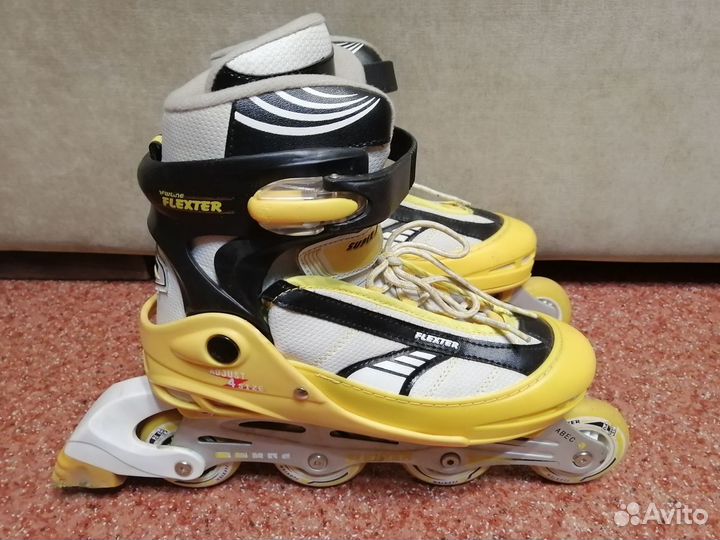 Роликовые коньки Flexter +защита, размер 40-43