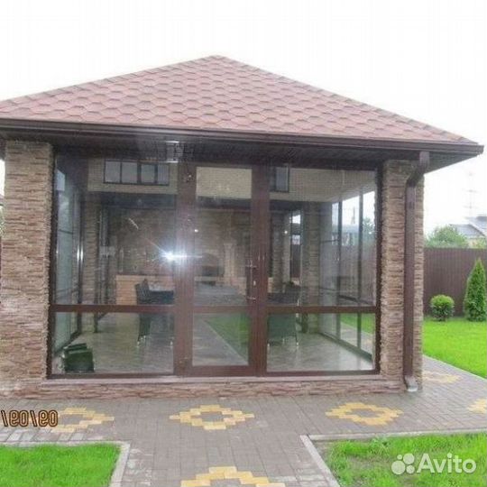 Пластиковые окна. Остекление частных домов