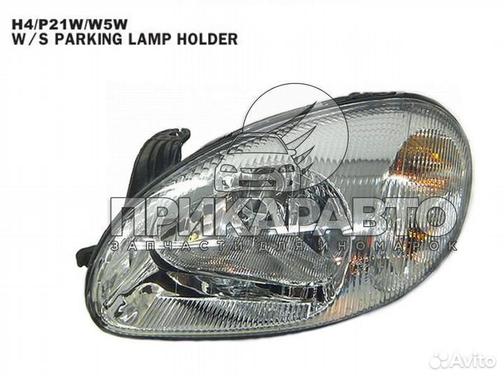 Фара левая Chevrolet lanos (T100) 04