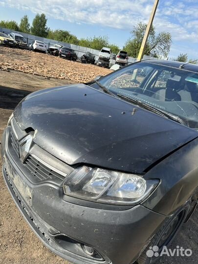 Капот на Renault logan 2 Черный