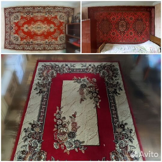 Ковры шерстяные СССР 2х3 - два; 1х2 - один