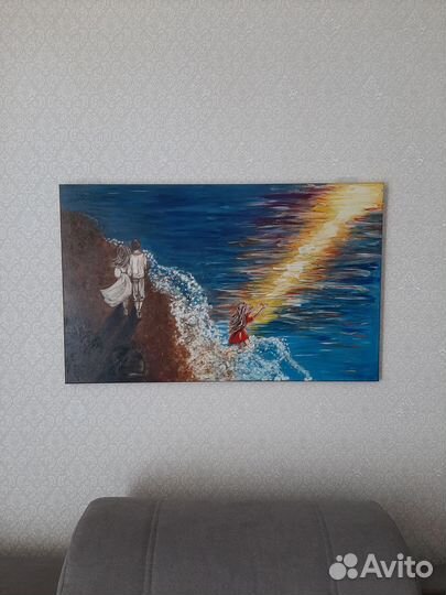 Картина холст на раме 50х80 см