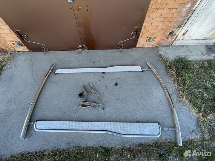 Подножк пороги на volkswagen tuareg1