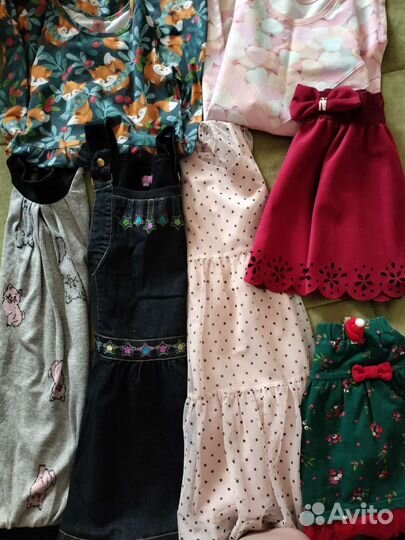 Продам пакет вещей на девочку 128-134