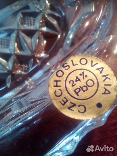 Менажница, 2 графина, 2 конфетницы, штоф