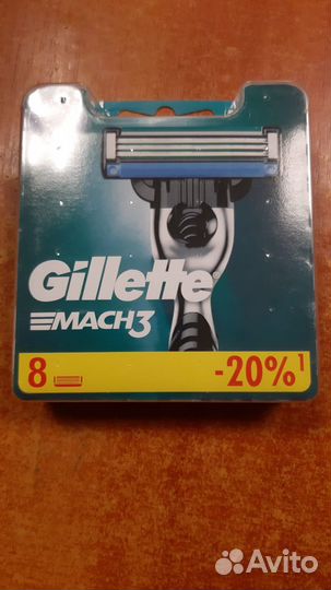 Gillette mach 3 кассеты