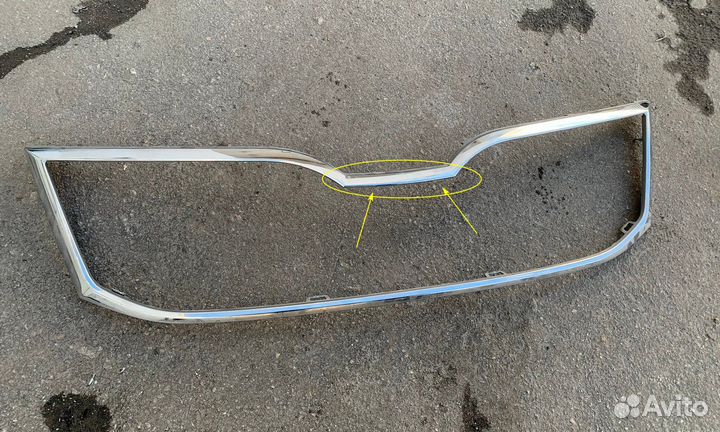 Накладка решетки радиатора Octavia A7 (с 2018 г.)