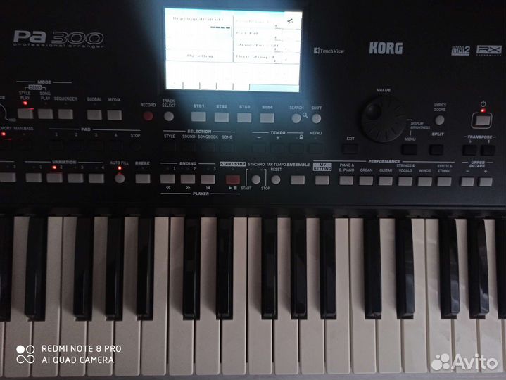 Синтезатор korg pa300 - Корг па300
