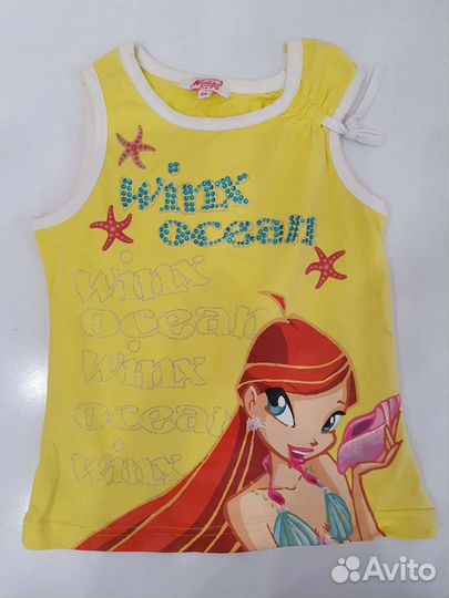 Майка для девочки Winx Club 6 лет