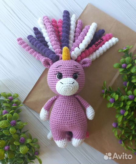 Вязаная Единорожка