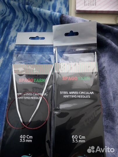 Спицы для вязания, линейка, маркеры