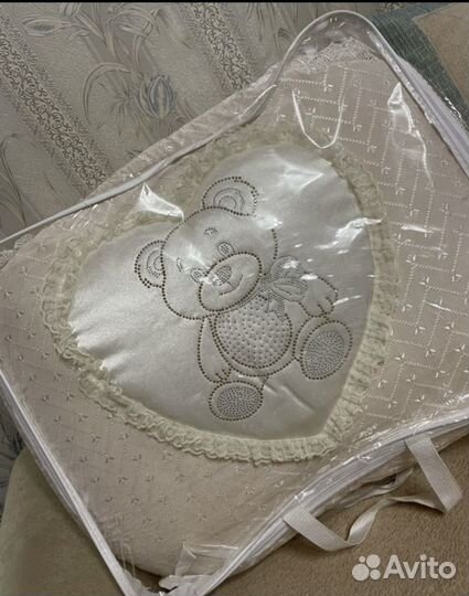 Комплект в кроватку с балдахином