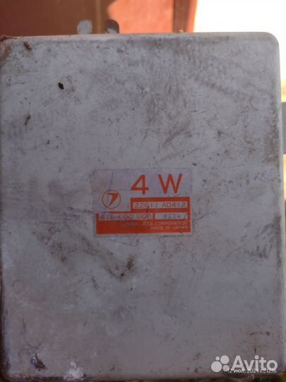 Блок эбу Subaru Impreza efi 22611 ad412