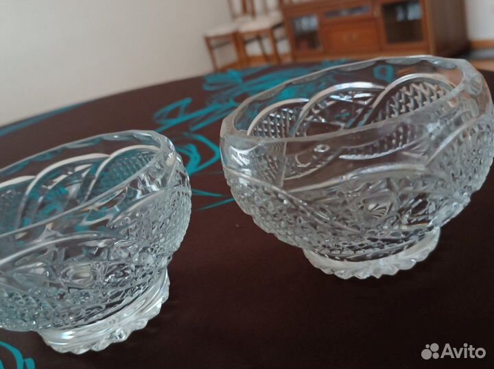 Салатники хрустальные СССР