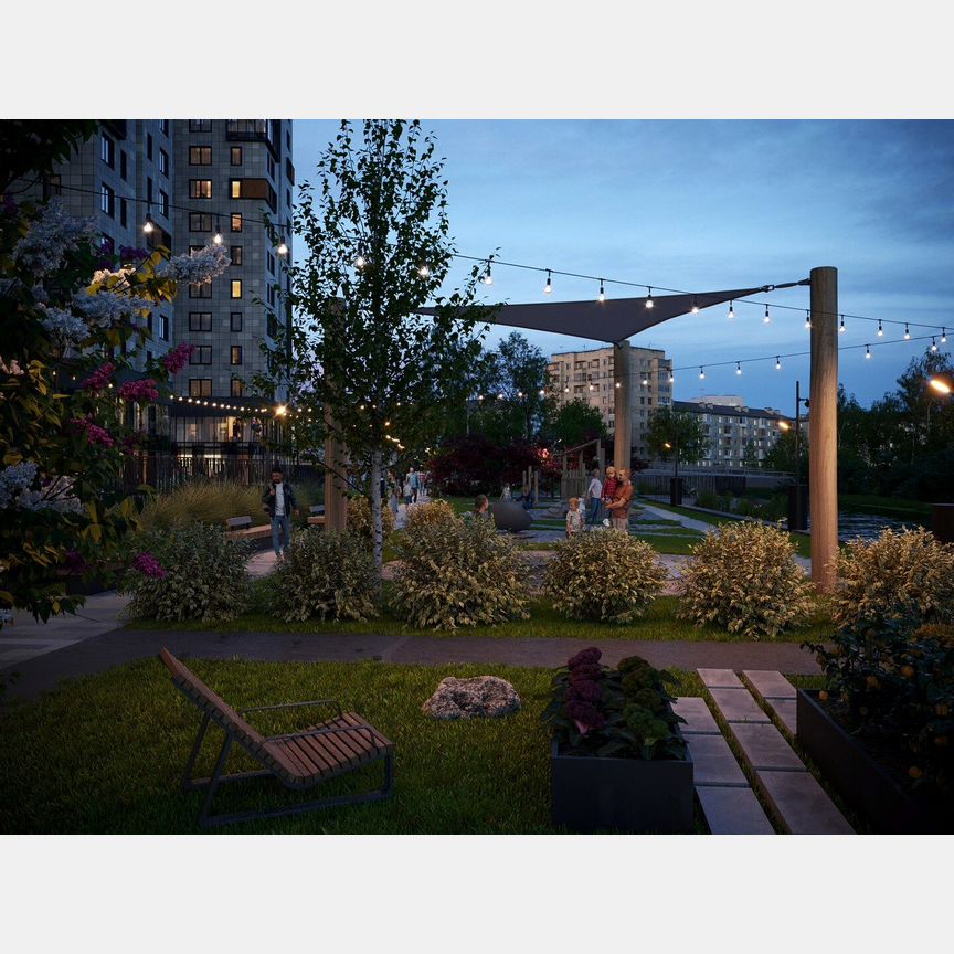 2-к. апартаменты, 43,5 м², 12/13 эт.