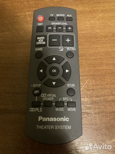 Пульт ду panasonic 103rrs-176-01e theater system