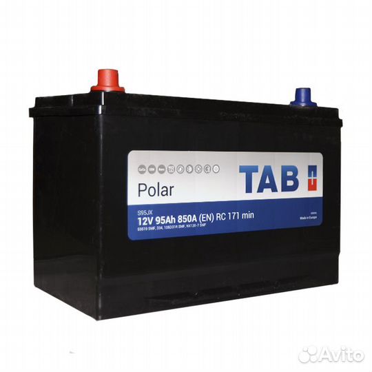 Аккумулятор Tab Polar asia 95 ah на Hover+доставка