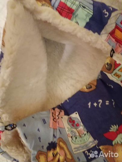 Спальный мешок детский тёплый в коряску