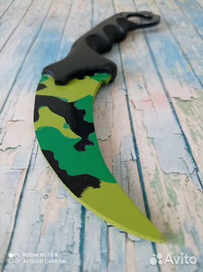 Керамбит игрушка пластиковый цвет Камуфляж(зеленый