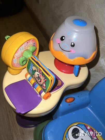 Fisher price музыкальный стульчик в подарок столик