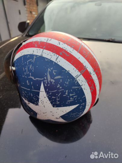 Мотошлем открытый