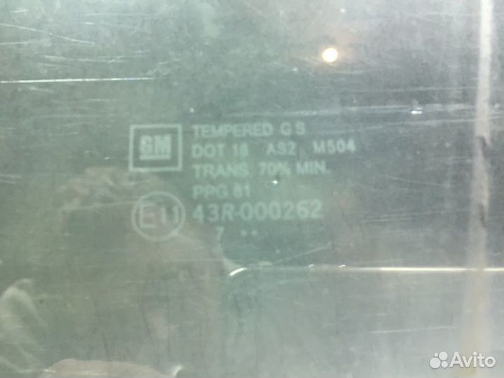 Стекло двери передней левой Opel Meriva 2003-2010