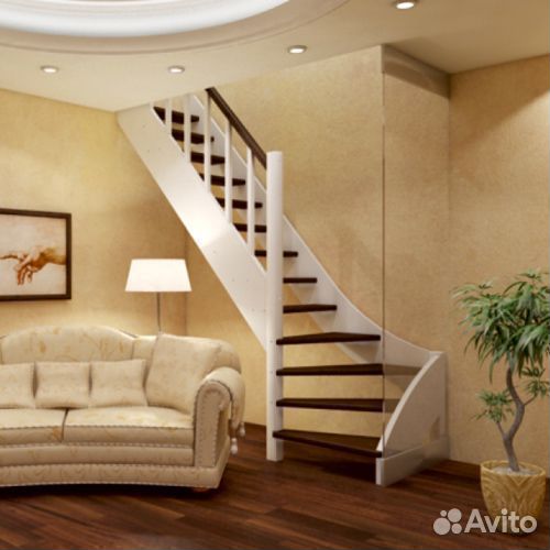 Лестница из сосны «лс-07м/1»